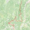 Trace GPS Grande Traversée du Vercors - Hauts plateaux, itinéraire, parcours