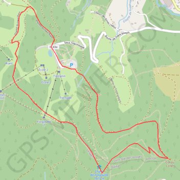 Trace GPS Hermitage frere joseph, itinéraire, parcours