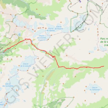 Trace GPS Fontanettes au refuge de la Femma, itinéraire, parcours