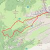 Trace GPS Tête de Bossetan / Bostan, itinéraire, parcours