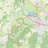 Trace GPS Mont le Vernois, Andelarre, itinéraire, parcours