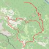 Trace GPS Predov Krst-VidikovacBilješka Stena-Vidikovac Drlije-Jagošti..., itinéraire, parcours