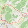 Trace GPS Boucle VTT depuis Voiron, itinéraire, parcours