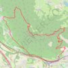 Trace GPS Roche du Guet, Tapin, Tormery, itinéraire, parcours