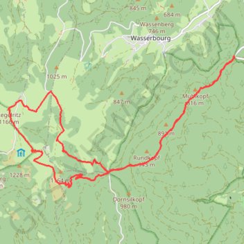 Trace GPS Col de Firstplan - Petit Ballon, itinéraire, parcours