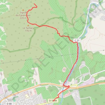 Trace GPS Retour du dolmen de Gaoutabry, itinéraire, parcours