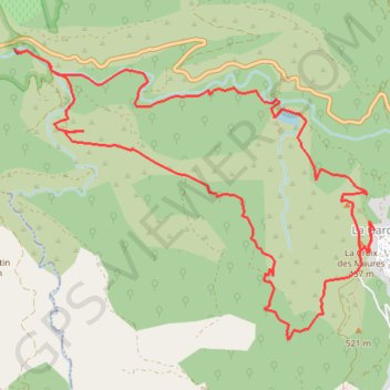 Trace GPS La Garde-Freinet - Les Neuf Riaux, itinéraire, parcours
