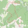 Trace GPS La Bastide-de-Virac - goule de la Foussoubie - Rieussec - la Bastide, itinéraire, parcours