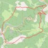 Trace GPS Boucle VTT depuis Penne, itinéraire, parcours