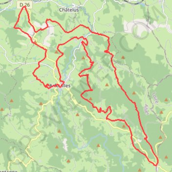 Trace GPS Marche de la Vallée du Barbenan, itinéraire, parcours