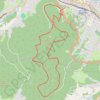 Trace GPS Saint dié, massif du Kemberg, itinéraire, parcours