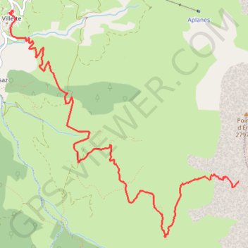 Trace GPS Col d'Emy, itinéraire, parcours
