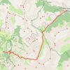 Trace GPS D'estenc à Saint dalmas, itinéraire, parcours