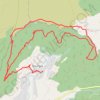 Trace GPS Gourgas - Cirque du Bout du Monde, itinéraire, parcours