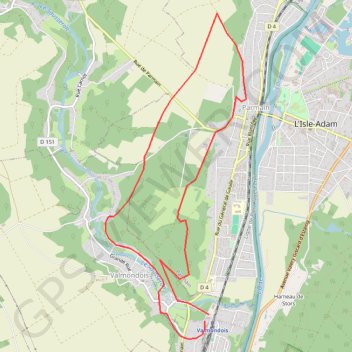 Trace GPS La Croix des verts, itinéraire, parcours
