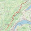 Trace GPS Grande Traversée du Jura 2018 (GTJ), itinéraire, parcours