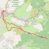 Trace GPS Pic de Baxouillade depuis vallée du Galbe, itinéraire, parcours