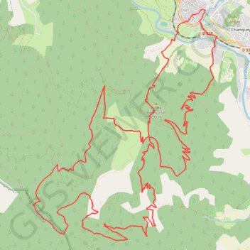 Trace GPS La Croix de Justin, itinéraire, parcours