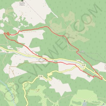 Trace GPS La vallée de Latrape, itinéraire, parcours