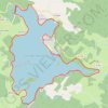 Trace GPS Tour du lac des Settons, itinéraire, parcours