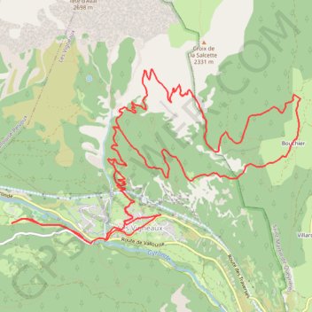 Trace GPS Rando-trail à la Serre des Hières, itinéraire, parcours