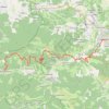 Trace GPS Saint Jean - Saint Girons par la montagne, itinéraire, parcours