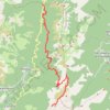 Trace GPS GR20 sud Usciolu Verde, itinéraire, parcours