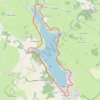 Trace GPS Lac de Villefranche de Panat, itinéraire, parcours