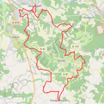 Trace GPS Randonnée de Pumoyen 2019 - 43 km - 24515 - UtagawaVTT.com, itinéraire, parcours