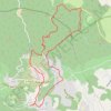 Trace GPS Salernes, tholos de la Lauve, Saint Barthélémy, Trou du Loup, itinéraire, parcours