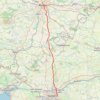 Trace GPS Bretagne 2022 étape 1 BG Rennes, itinéraire, parcours