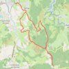 Trace GPS Farnay Croix de Montvieux, itinéraire, parcours