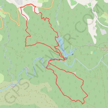 Trace GPS Brovès en Seillans, itinéraire, parcours
