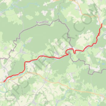 Trace GPS Bains-les-Bains / Corre, itinéraire, parcours