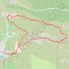 Trace GPS Aureille - Les crêtes des Civadières, itinéraire, parcours