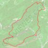 Trace GPS Tour des dentelles de Montmirail, itinéraire, parcours