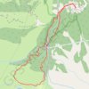 Trace GPS Lac du Lauvitel, itinéraire, parcours