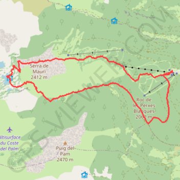 Trace GPS Formiguères-Camporells, itinéraire, parcours