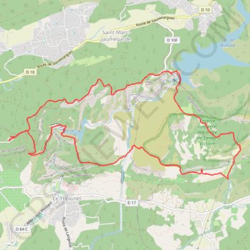 Trace GPS Sainte Victoire (Bimont-Zola-Bibemus), itinéraire, parcours