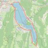 Trace GPS 01 - Tour du Lac d'Annecy, itinéraire, parcours