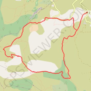 Trace GPS Tour de la croix de Malvan, itinéraire, parcours