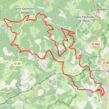 Trace GPS La Cime des Bois, itinéraire, parcours