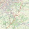 Trace GPS GR 1 : De Crécy-la-Chapelle (Seine-et-Marne) à Malesherbes (Loiret), itinéraire, parcours