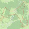 Trace GPS Crêt de Chaussître et tourbière de Gimel, itinéraire, parcours