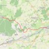 Trace GPS Chemin de Saint Michel (voie de Paris) etape 3, itinéraire, parcours