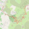 Trace GPS Pylônes route-Patrimonio via la route, itinéraire, parcours