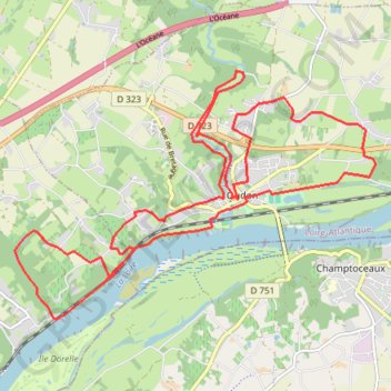 Trace GPS Entre Havre et Loire, itinéraire, parcours