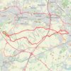 Trace GPS Au mémorial national du Canada à Vimy, itinéraire, parcours