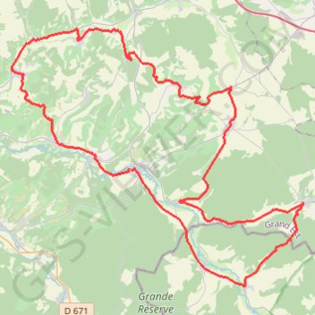 Trace GPS Au Pays de Renoir, itinéraire, parcours