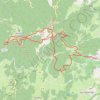 Trace GPS Pilat-Crêtes depuis Veranne, itinéraire, parcours
